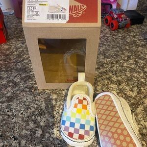 Checkered Vans baby/toddler